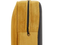 Sohvat<Beliani Sinapinkeltainen Samettiverhoiltu Sohvaryhma Chesterfield