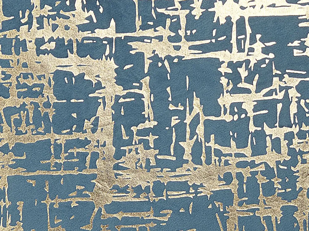 Tekstiilit<Beliani Sininen Koristetyynysetti Kultaisella Kuviolla 2 Kpl 45 X 45 Cm Gardenia