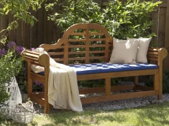 Tekstiilit<Beliani Sininen Kuvioitu Pehmuste Marlboro/Java/Toscana