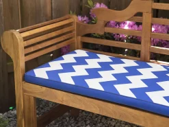 Tekstiilit<Beliani Sininen Kuvioitu Pehmuste Marlboro/Java/Toscana