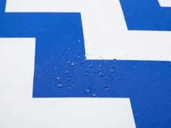 Tekstiilit<Beliani Sininen Kuvioitu Pehmuste Marlboro/Java/Toscana