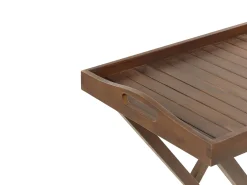 Pöydät<Beliani Sivupoyta Akaasia Tumma Puu Amantea