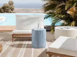 New Beliani Sivupoyta Harmaa Amaro