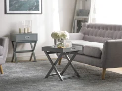 Store Beliani Sivupoyta Harmaa Chester