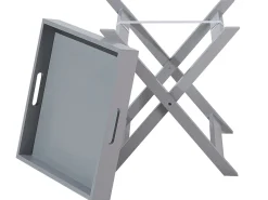 Store Beliani Sivupoyta Harmaa Chester