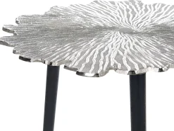 Shop Beliani Sivupoyta Hopea/Musta Puhoi