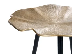 Pöydät<Beliani Sivupoyta Kulta/Musta Pudur