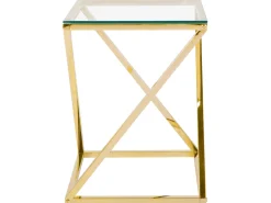 Online Beliani Sivupoyta Lasitasolla Rosteri Kulta Beverly