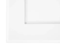 Best Sale Beliani Sivupoyta Lasitasolla Valkoinen Attu