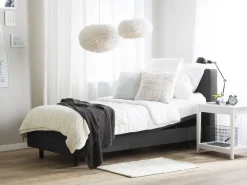 Best Sale Beliani Sivupoyta Lasitasolla Valkoinen Attu