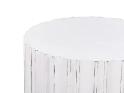 Pöydät<Beliani Sivupoyta Luonnonvalkoinen Deuli