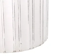 Pöydät<Beliani Sivupoyta Luonnonvalkoinen Deuli