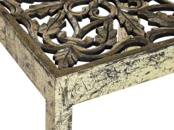 Online Beliani Sivupoyta Mangopuu Kulta/Musta Palasi