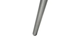 Shop Beliani Sivupoyta Marmorikuvio Valkoinen/Hopea Ramona