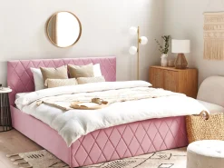 Pöydät<Beliani Sivupoyta Marmori/Rauta Valkoinen/Musta Taree