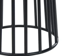 Pöydät<Beliani Sivupoyta Marmori/Rauta Valkoinen/Musta Taree