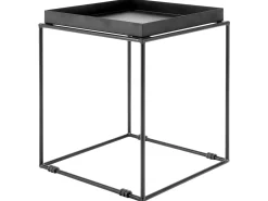 Pöydät<Beliani Sivupoyta Metalli Musta Saxon