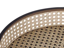 Pöydät<Beliani Sivupoyta Metalli Musta/Luonnonvari Vienna