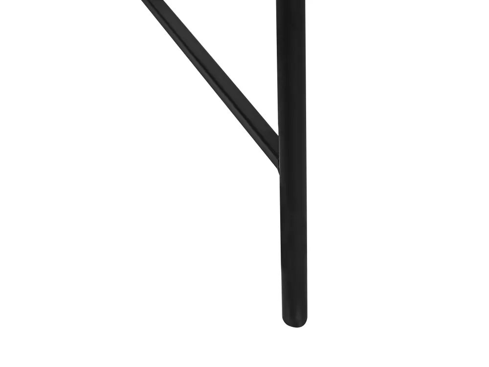 Pöydät<Beliani Sivupoyta Metalli Musta/Luonnonvari Vienna