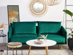 Pöydät<Beliani Sivupoyta Metalli Musta/Luonnonvari Vienna