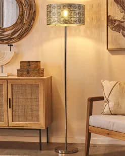 Pöydät<Beliani Sivupoyta Metalli Säilytystila Valkoinen Elida