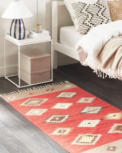 Store Beliani Sivupoyta Metalli Valkoinen Saxon