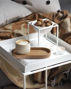 Store Beliani Sivupoyta Metalli Valkoinen Saxon