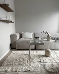 Store Beliani Sivupoyta Metalli Valkoinen Saxon