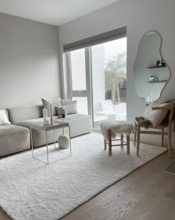 Store Beliani Sivupoyta Metalli Valkoinen Saxon