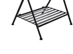 Cheap Beliani Sivupoyta Rauta Musta Ancud