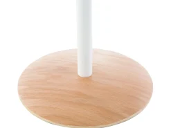 New Beliani Sivupoyta Säilytystila Vaalea Puu/Valkoinen Oregon