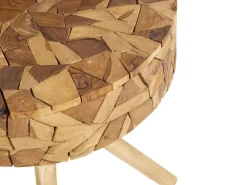 Fashion Beliani Sivupoyta Tiikki Vaalea Puu Thorsby