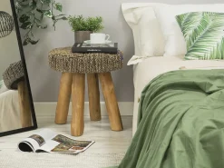 Shop Beliani Sivupoyta Tiikki Vaaleanruskea Kelsey