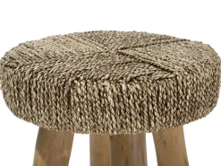 Shop Beliani Sivupoyta Tiikki Vaaleanruskea Kelsey