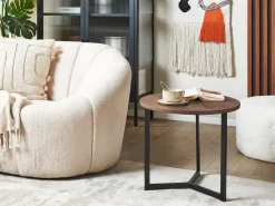 Hot Beliani Sivupoyta Tumma Puu/Musta Tippo