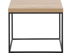 Online Beliani Sivupoyta Vaalea Puu/Musta Delano