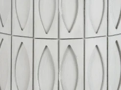 Pöydät<Beliani Sivupoyta Vaaleanharmaa Deara