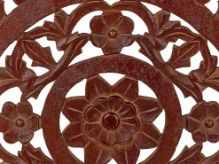 Discount Beliani Sivupoytasetti Tumma Puu 2 Kpl Shukur