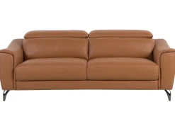 Sohvat<Beliani Sohva Nahkainen Ruskea Narwik