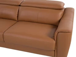 Sohvat<Beliani Sohva Nahkainen Ruskea Narwik