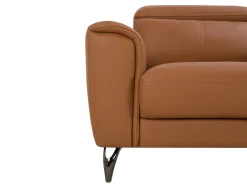 Sohvat<Beliani Sohva Nahkainen Ruskea Narwik