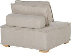 Discount Beliani Sohvan Osa 1-Istuttava Beige Tibro