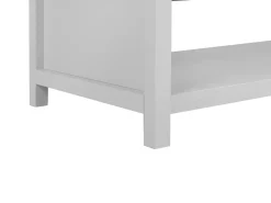 Pöydät<Beliani Sohvapoyta 2 Laatikkoa Vaaleanharmaa/Vaalea Puu Clio