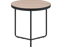 Pöydät<Beliani Sohvapoyta Iso Ja Keskikokoinen Vaalea Puu/Musta 2 Kpl Melody