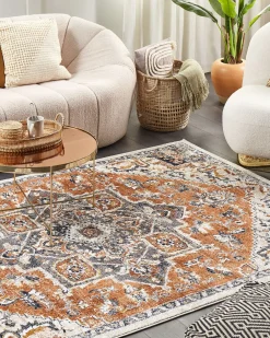 Pöydät<Beliani Sohvapoyta Peililasitasolla Rauta Kulta Lucea