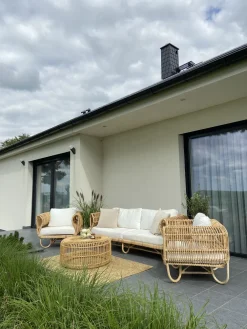 Pöydät<Beliani Sohvapoyta Rottinki Luonnonvari Limni