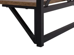 Pöydät<Beliani Sohvapoyta Ruskea/Musta Bolton