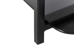 Clearance Beliani Sohvapoyta Teras Marmorikuvio Valkoinen/Musta Gloster