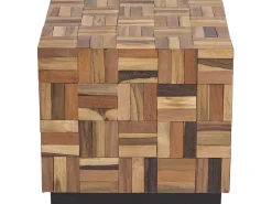 Sale Beliani Sohvapoyta Tiikki Tumma Puu Gameti