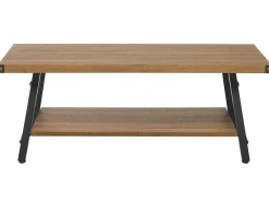 Pöydät<Beliani Sohvapoyta Tumma Puu/Musta Carlin